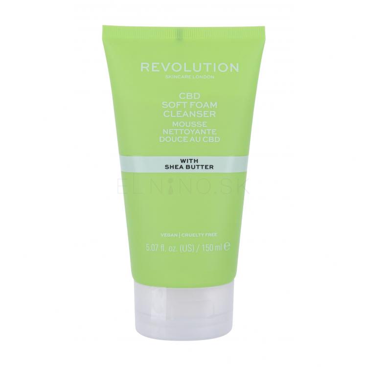 Revolution Skincare CBD Nourishing Soft Foam Shea Butter Čistiaca pena pre ženy 150 ml