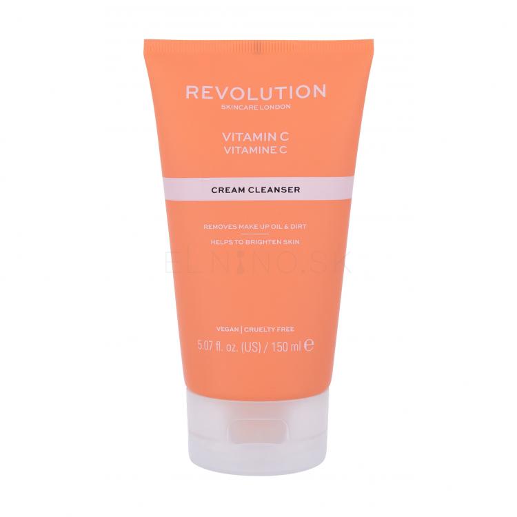 Revolution Skincare Vitamin C Čistiaci krém pre ženy 150 ml