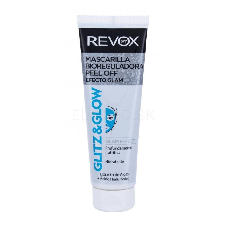 Revox Glitz &amp; Glow Blue Bioregulating Pleťová maska pre ženy 80 ml