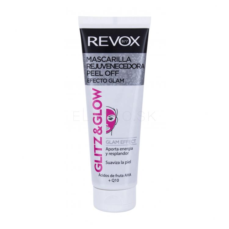 Revox Glitz &amp; Glow Pink Rejuvenating Pleťová maska pre ženy 80 ml