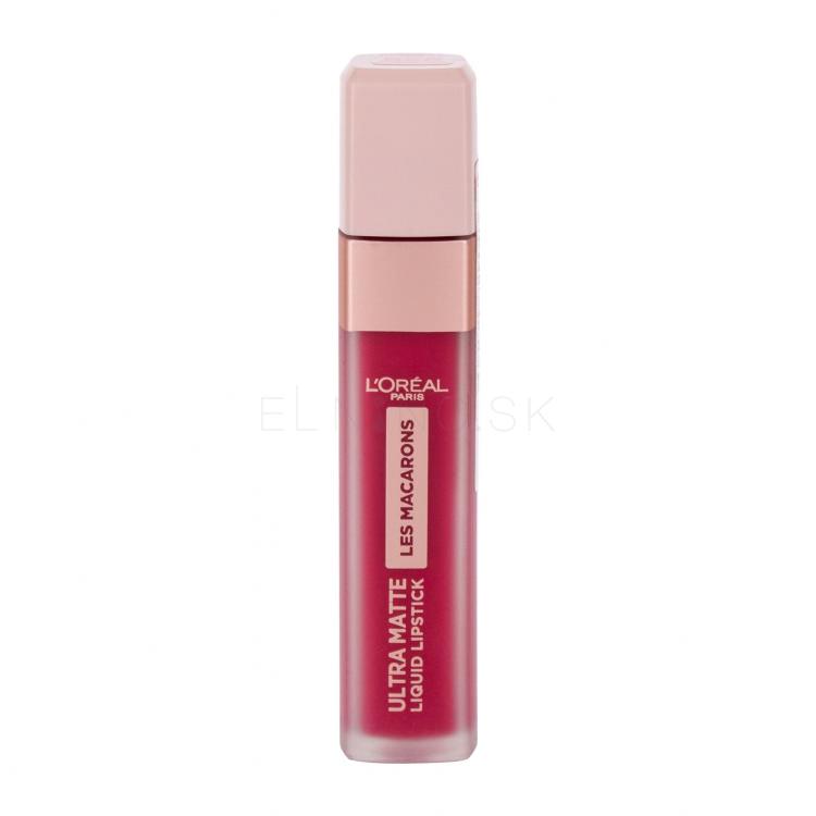 L&#039;Oréal Paris Les Macarons Ultra Matte Rúž pre ženy 7,6 ml Odtieň 828 Framboise Frenzy