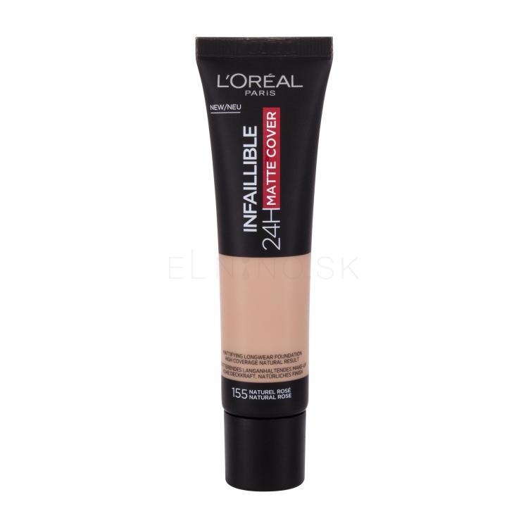 L'Oréal Paris Infaillible 32H Matte Cover SPF25 Make-up pre ženy 30 ml Odtieň 155