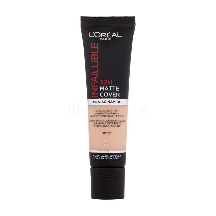 L'Oréal Paris Infaillible 32H Matte Cover SPF25 Make-up pre ženy 30 ml Odtieň 145