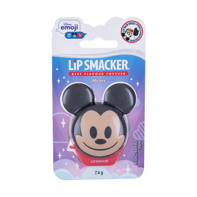 Lip Smacker Disney Emoji Mickey Balzam na pery pre deti 7,4 g Odtieň Ice Cream Bar