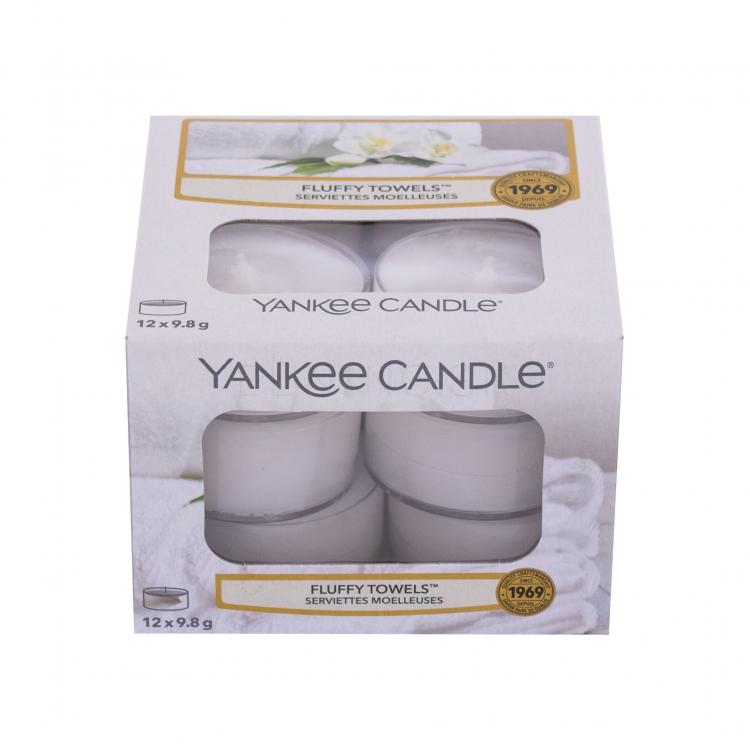 Yankee Candle Fluffy Towels Vonná sviečka 117,6 g