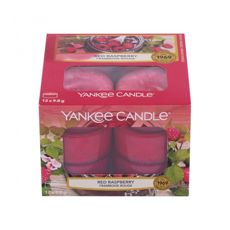 Yankee Candle Red Raspberry Vonná sviečka 117,6 g