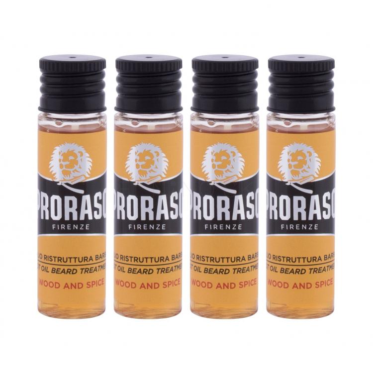 PRORASO Wood &amp; Spice Hot Oil Beard Treatment Olej na fúzy pre mužov 68 ml