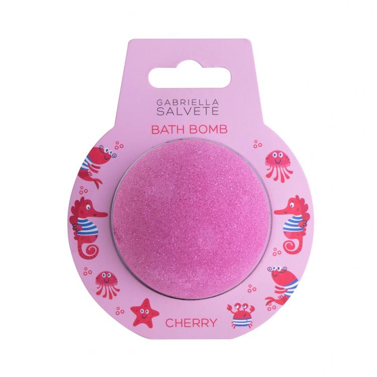 Gabriella Salvete Kids Bath Bomb Cherry Bomba do kúpeľa pre deti 100 g