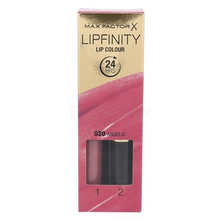 Max Factor Lipfinity 24HRS Lip Colour Rúž pre ženy 4,2 g Odtieň 020 Angelic poškodená krabička