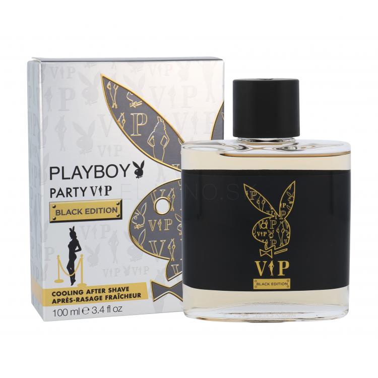 Playboy VIP Black Edition For Him Voda po holení pre mužov 100 ml