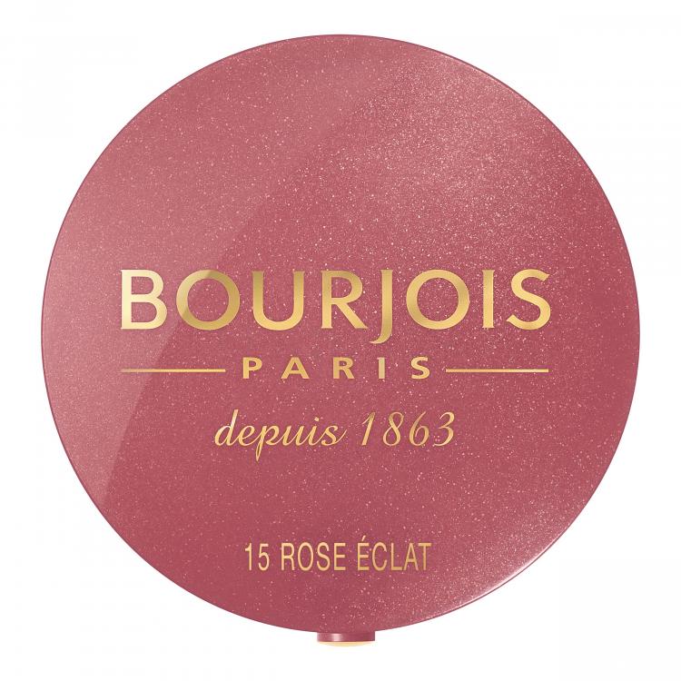 BOURJOIS Paris Little Round Pot Lícenka pre ženy 2,5 g Odtieň 15 Rose Eclat
