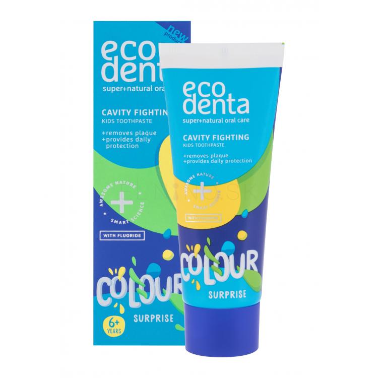 Ecodenta Toothpaste Cavity Fighting Colour Surprise Zubná pasta pre deti 75 ml