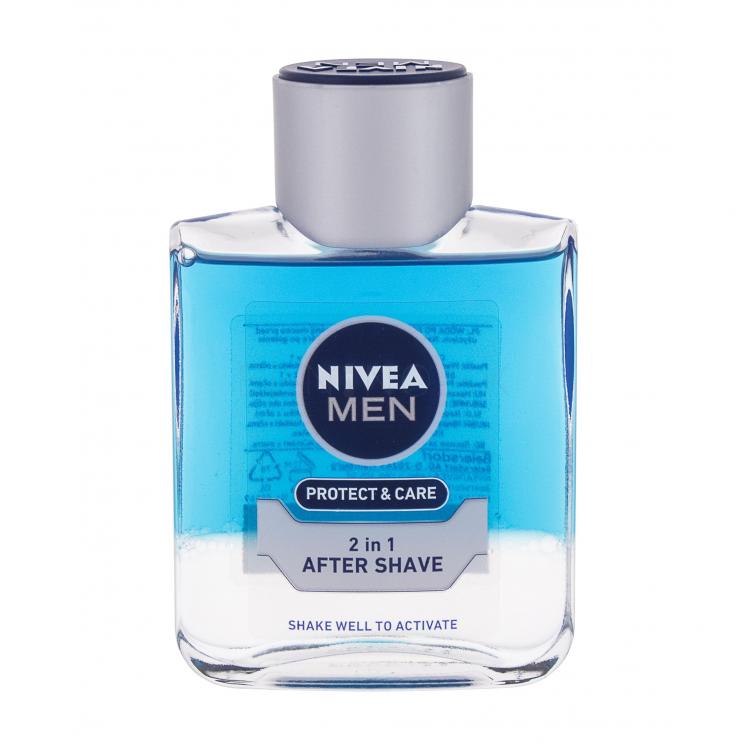 Nivea Men Protect &amp; Care 2in1 Voda po holení pre mužov 100 ml