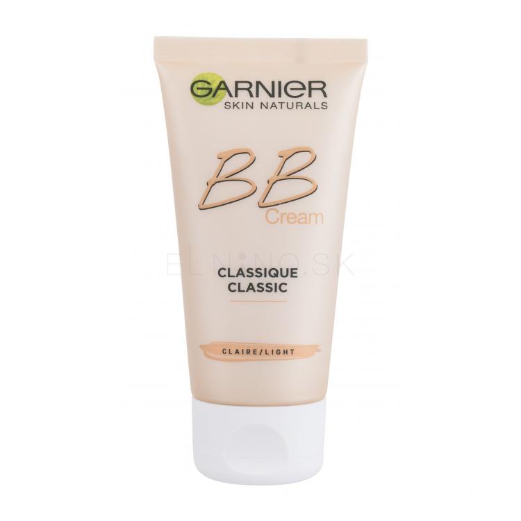 Garnier Skin Naturals Classic BB krém pre ženy 50 ml Odtieň Light