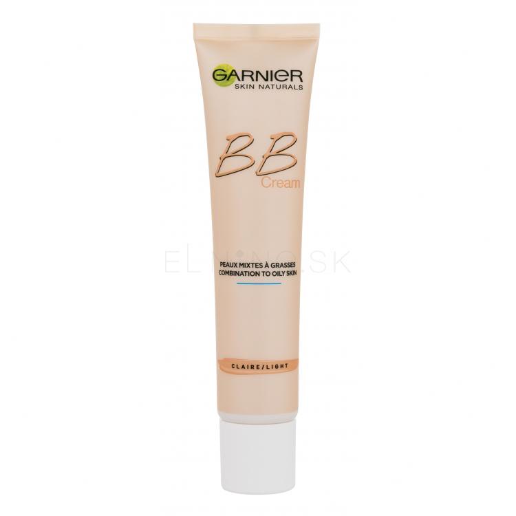 Garnier Skin Naturals Combination To Oily Skin BB krém pre ženy 40 ml Odtieň Light