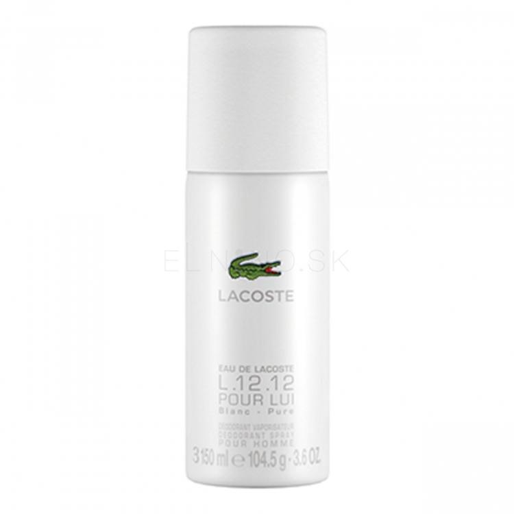 Lacoste Eau de Lacoste L.12.12 Blanc Dezodorant pre mužov 150 ml