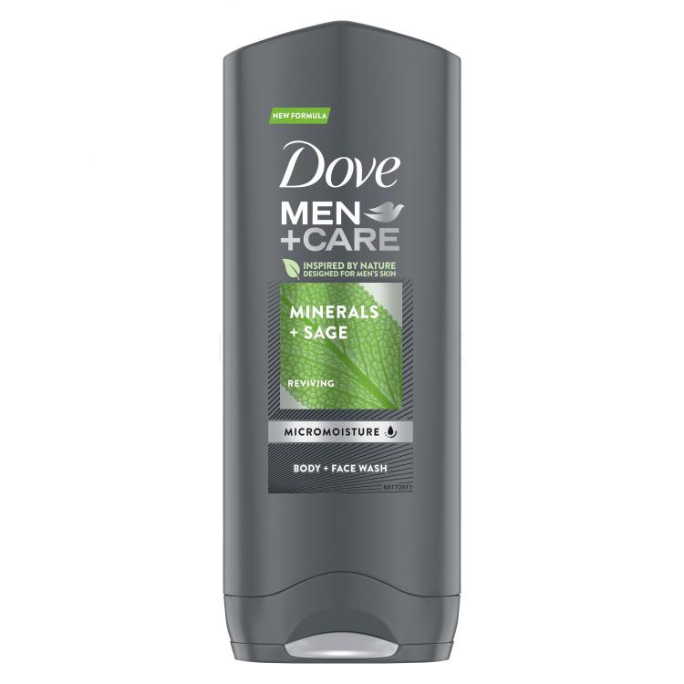 Dove Men + Care Minerals + Sage Sprchovací gél pre mužov 250 ml
