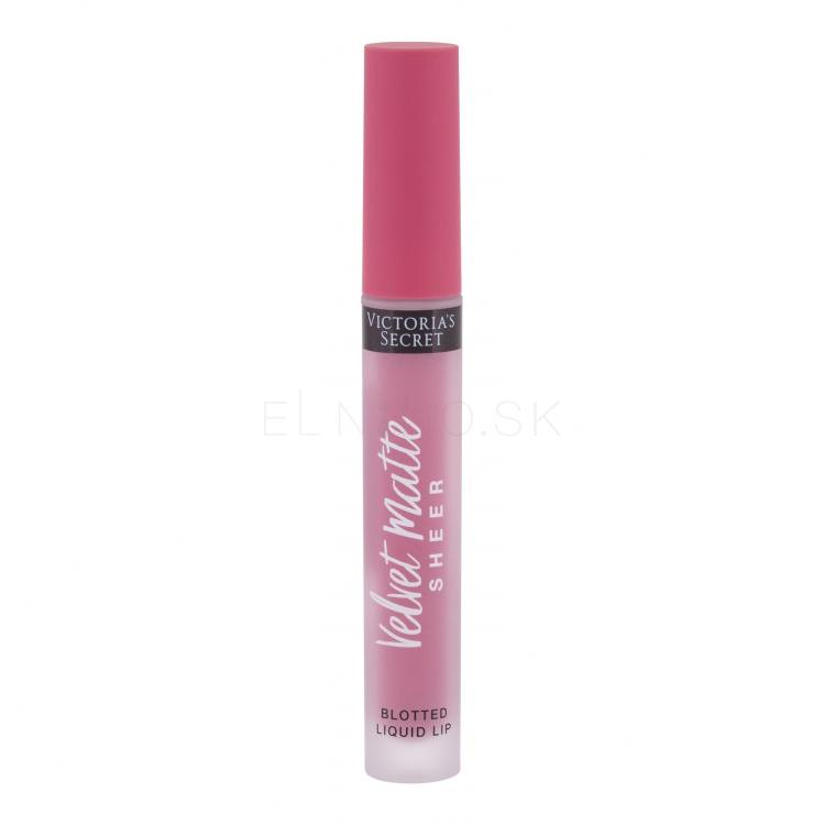 Victoria´s Secret Velvet Matte Sheer Blotted Liquid Lip Rúž pre ženy 3,1 g Odtieň Skinny Dip