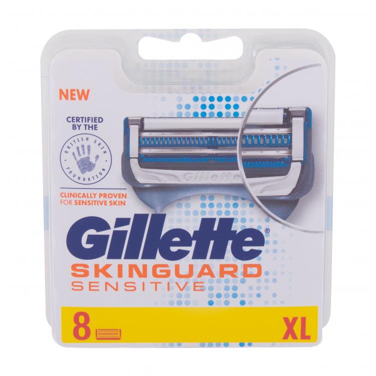 Gillette Skinguard Sensitive Náhradné ostrie pre mužov 8 ks