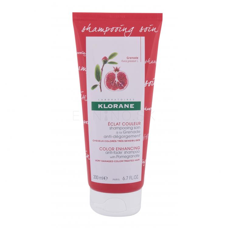 Klorane Pomegranate Color Enhancing Anti-Fade Šampón pre ženy 200 ml