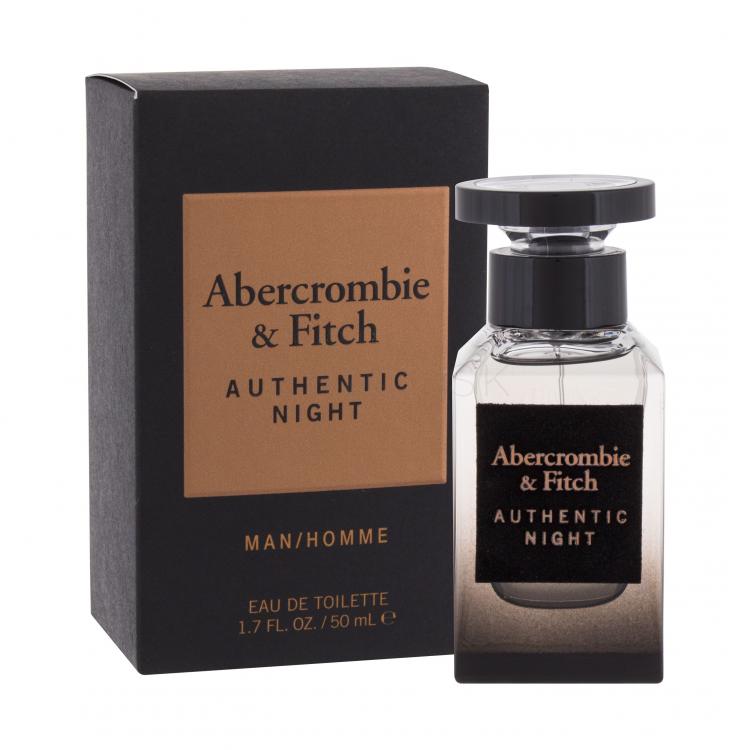 Abercrombie &amp; Fitch Authentic Night Toaletná voda pre mužov 50 ml