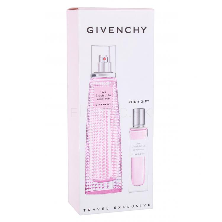 Givenchy Live Irrésistible Blossom Crush Darčeková kazeta toaletná voda 75 ml + toaletná voda 15 ml