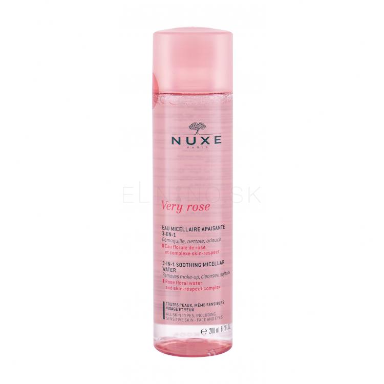 NUXE Very Rose 3-In-1 Soothing Micelárna voda pre ženy 200 ml tester