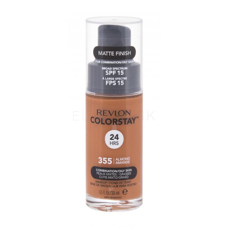Revlon Colorstay Combination Oily Skin SPF15 Make-up pre ženy 30 ml Odtieň 355 Almond