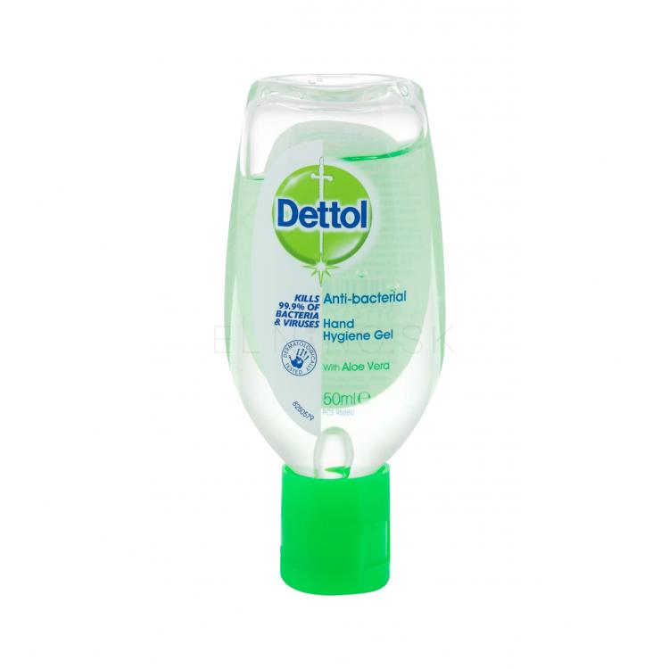 Dettol Antibacterial Hand Hygiene Gel Aloe Vera Antibakteriálny prípravok 50 ml