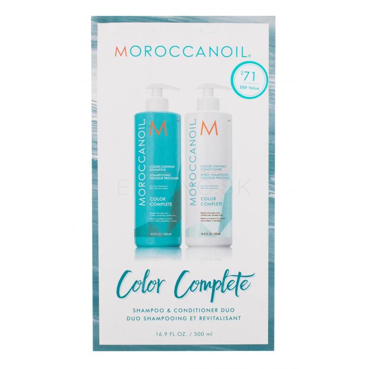 Moroccanoil Color Complete Darčeková kazeta šampón Color Complete 500 ml + kondicionér Color Complete 500 ml