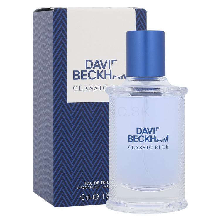 David Beckham Classic Blue Toaletná voda pre mužov 40 ml