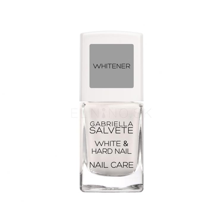 Gabriella Salvete Nail Care White &amp; Hard Lak na nechty pre ženy 11 ml