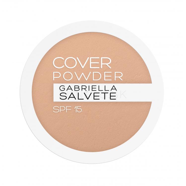 Gabriella Salvete Cover Powder SPF15 Púder pre ženy 9 g Odtieň 03 Natural