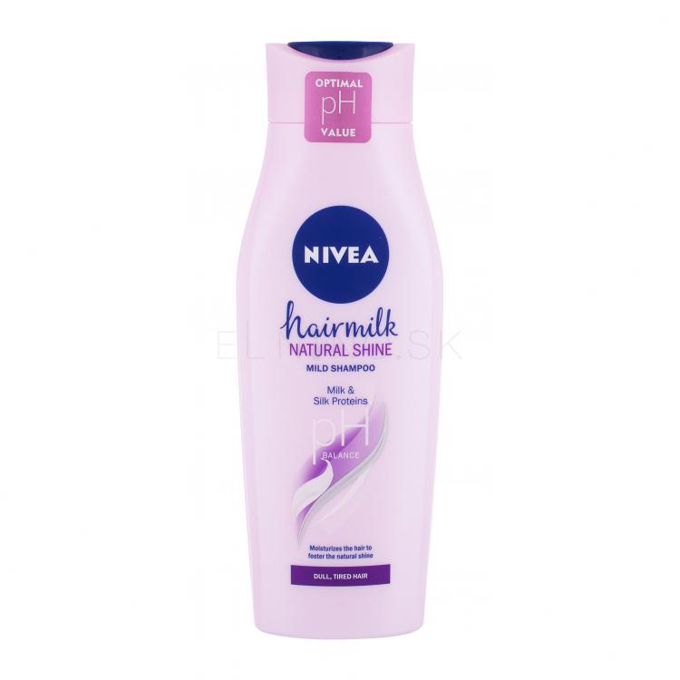 Nivea Hair Milk Shine Šampón pre ženy 400 ml