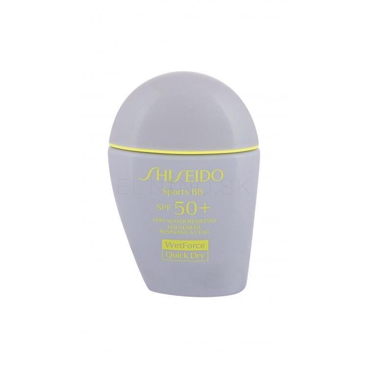 Shiseido Sports BB WetForce SPF50+ BB krém pre ženy 30 ml Odtieň Light tester