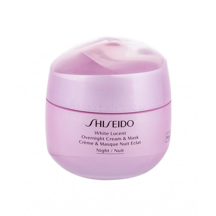 Shiseido White Lucent Overnight Cream &amp; Mask Nočný pleťový krém pre ženy 75 ml tester