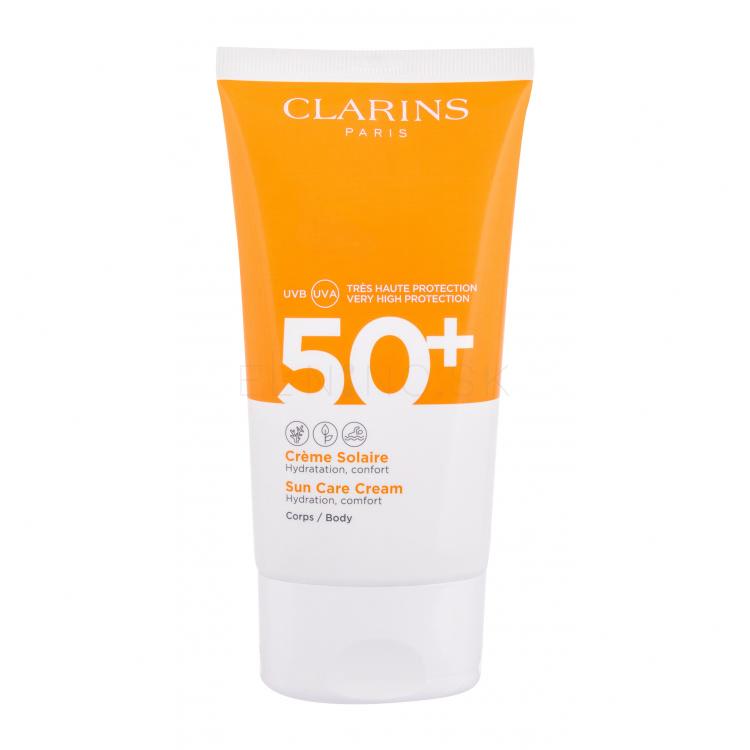 Clarins Sun Care Cream SPF50+ Opaľovací prípravok na telo pre ženy 150 ml tester