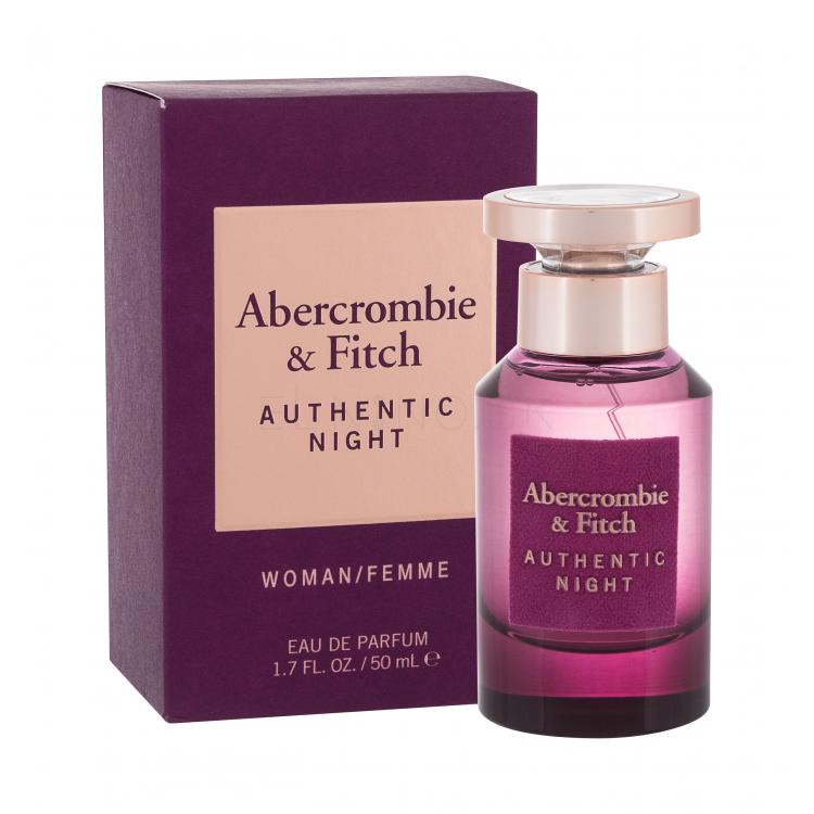 Abercrombie &amp; Fitch Authentic Night Parfumovaná voda pre ženy 50 ml
