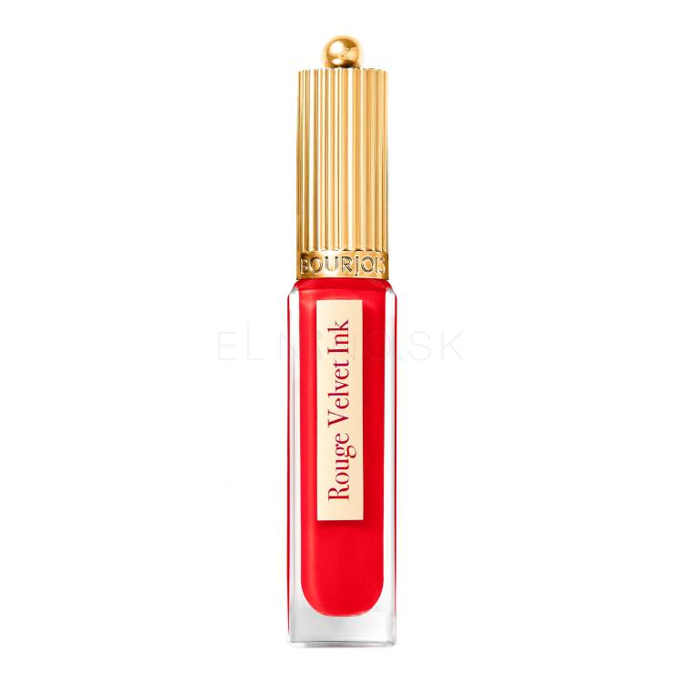 BOURJOIS Paris Rouge Velvet Ink Rúž pre ženy 3,5 ml Odtieň 08 Coquelic&#039;Hot