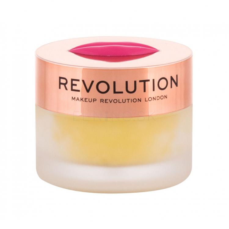 Makeup Revolution London Sugar Kiss Lip Scrub Pineapple Crush Balzam na pery pre ženy 15 g