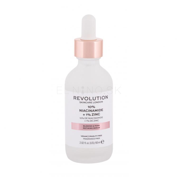 Revolution Skincare Skincare 10% Niacinamide + 1% Zinc Pleťové sérum pre ženy 60 ml