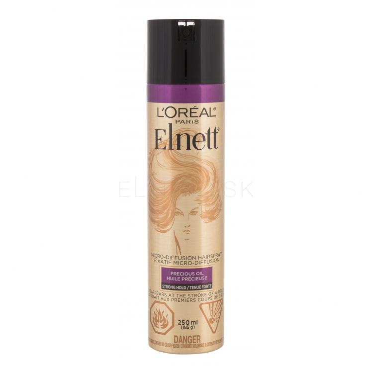 L&#039;Oréal Paris Elnett Precious Oil Micro-Diffusion Lak na vlasy pre ženy 250 ml