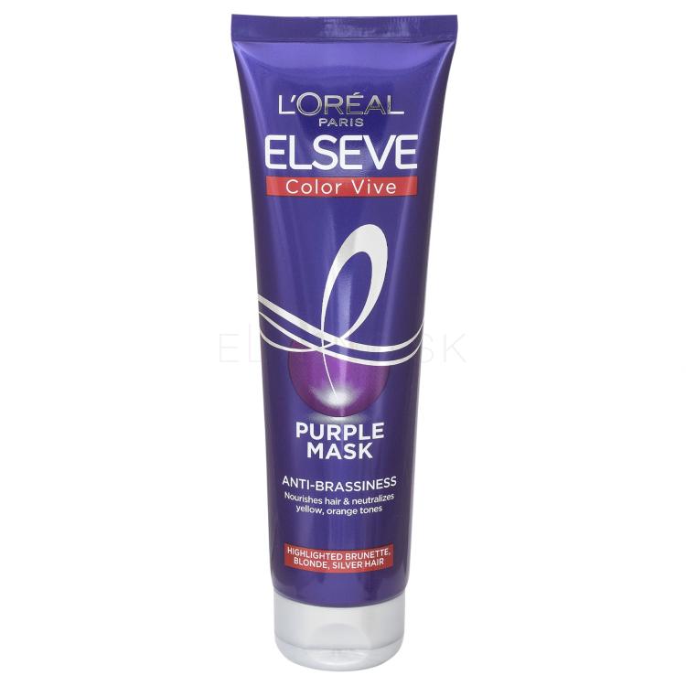 L&#039;Oréal Paris Elseve Color-Vive Purple Mask Maska na vlasy pre ženy 150 ml