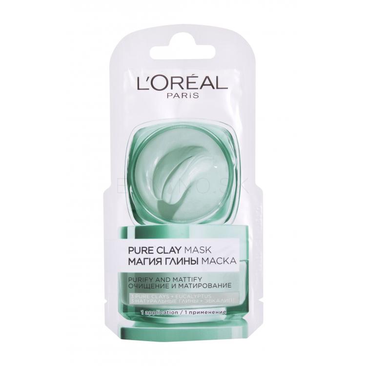 L&#039;Oréal Paris Pure Clay Purity Mask Pleťová maska pre ženy 6 ml