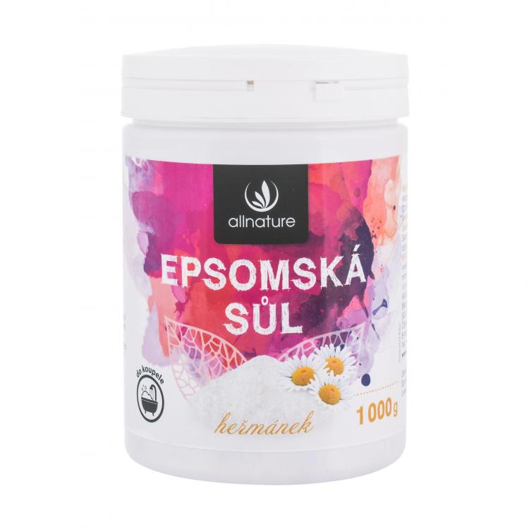 Allnature Epsom Salt Chamomile Kúpeľová soľ 1000 g
