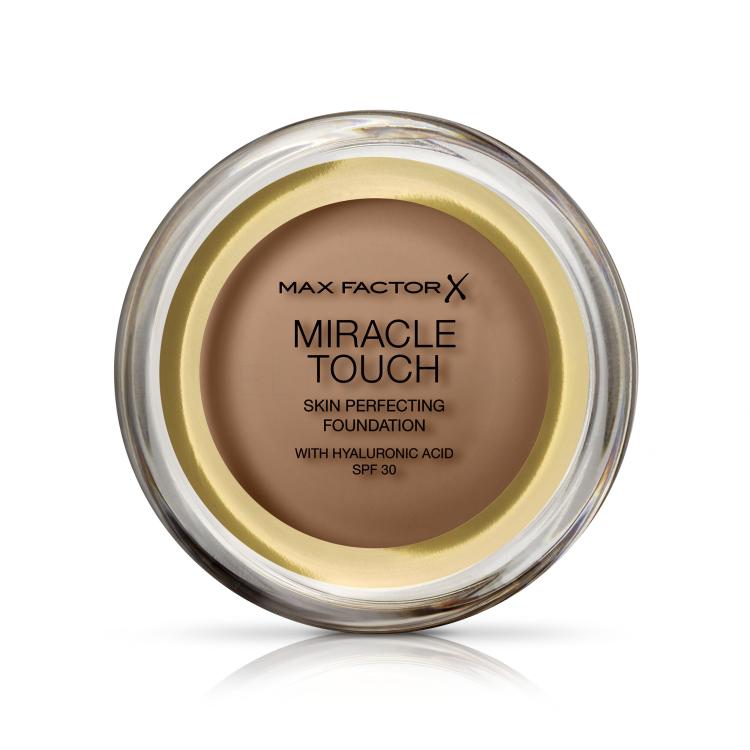 Max Factor Miracle Touch Skin Perfecting SPF30 Make-up pre ženy 11,5 g Odtieň 098 Toasted Almond