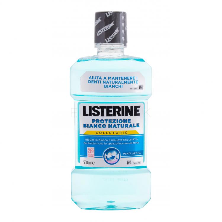 Listerine Natural White Protection Mouthwash Ústna voda 500 ml