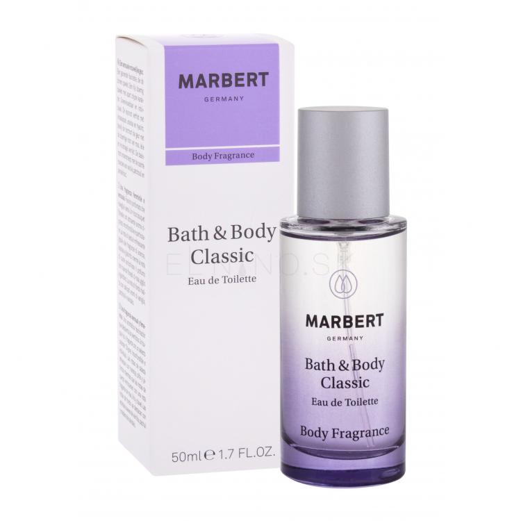 Marbert Bath &amp; Body Classic Toaletná voda pre ženy 50 ml