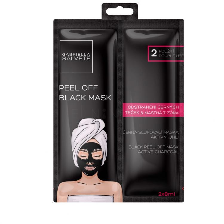 Gabriella Salvete Peel Off Black Pleťová maska pre ženy 16 ml