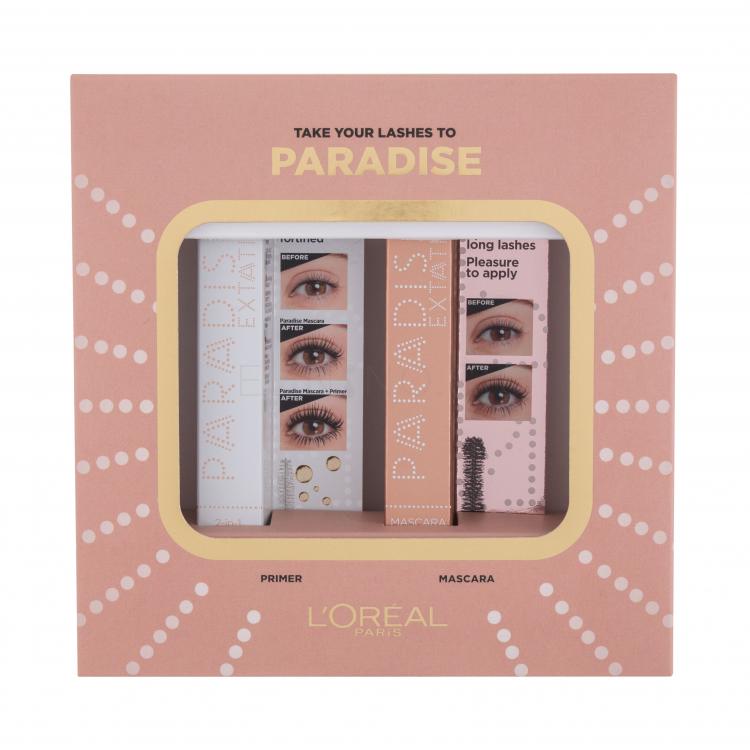 L&#039;Oréal Paris Lash Paradise Extatic Darčeková kazeta riasenka Paradise Extatic Mascara 6,4 ml + podkladová báza Paradise Extatic Primer 7,2 ml
